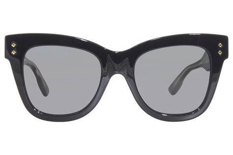 occhiali gucci gg1082s|Gucci GG1082S 001 Sunglasses Women's Black/Grey Lens Cat .